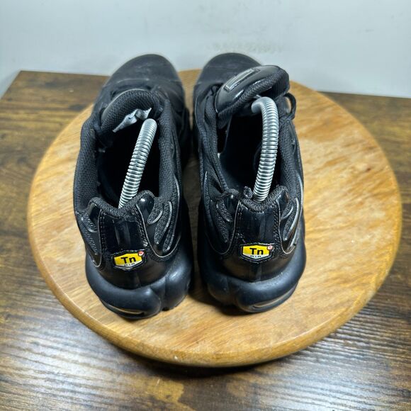Nike Air Max Plus Triple Black Shoes Mens Size 8.5 604133-050 - Picture 4 of 9